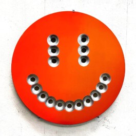 Smiley Kunst Schilder Streetart