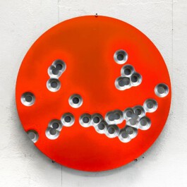 Smiley Kunst Schilder Streetart