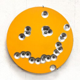 Smiley Kunst Schilder Streetart