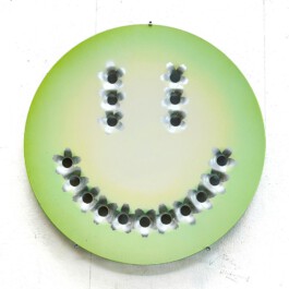 Smiley Kunst Schilder Streetart