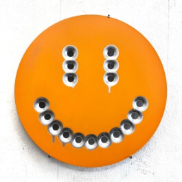 Smiley Kunst Schilder Streetart